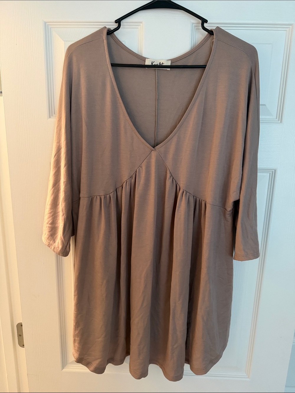 Kye Mi Women's Mauve V-Neck Tunic